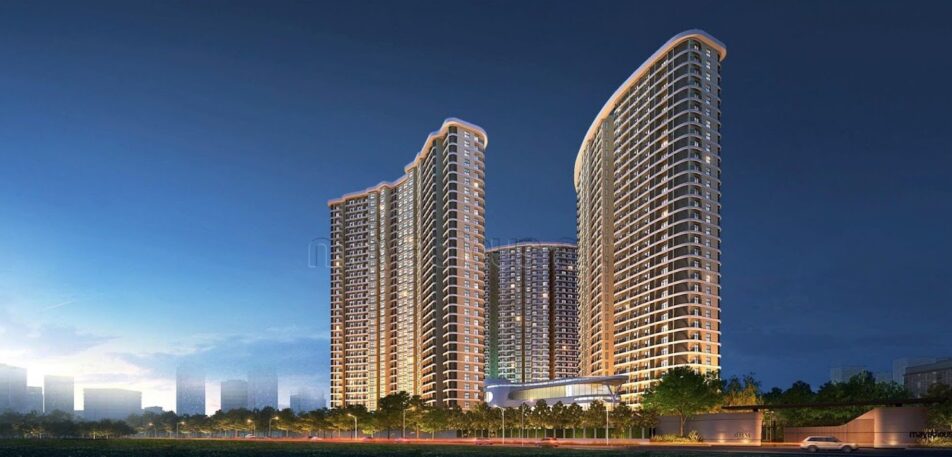 Aluminium formwork used in high-rise residential construction project by MDFS Formwork.