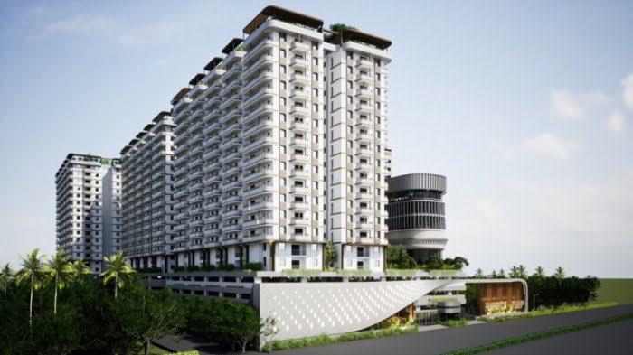 Aluminium formwork used in high-rise residential construction project by MDFS Formwork.