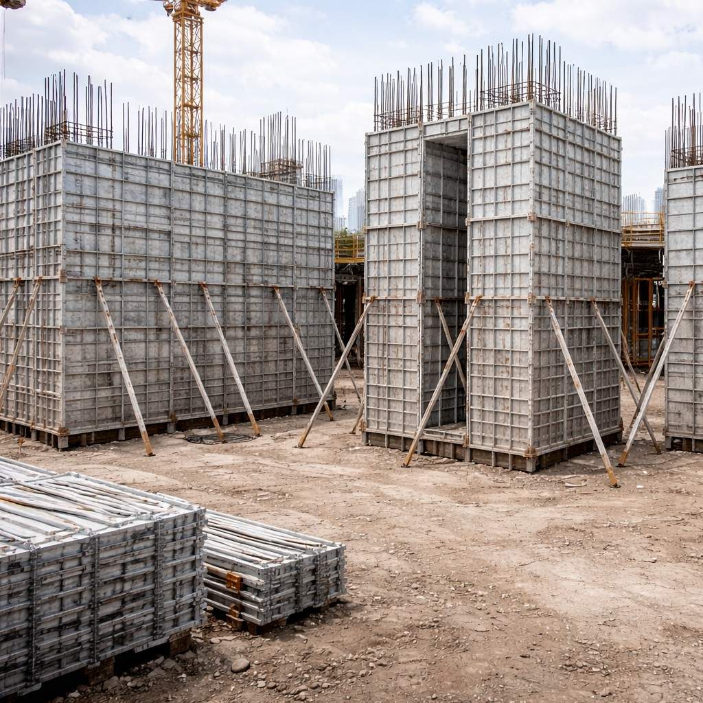 Shear Wall Lift Retaining Wall Formwork