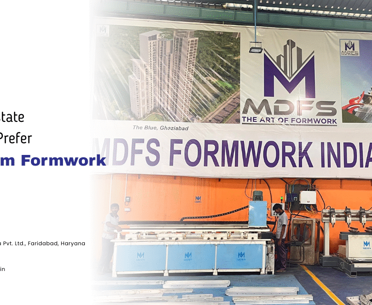 Real estate developers using modern systems from aluminium formwork companies for residential and commercial projects