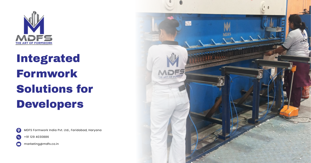 Integrated aluminium formwork panels and systems used by aluminium formwork companies at a construction site