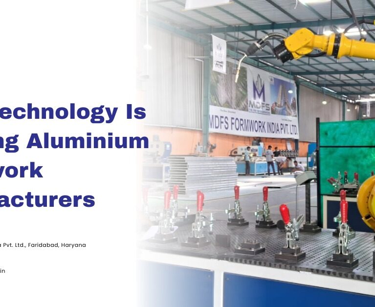 Aluminium formwork manufacturing unit with robotic automation technology