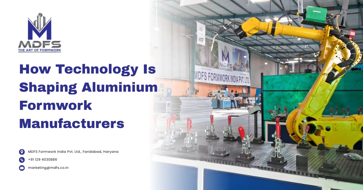 Aluminium formwork manufacturing unit with robotic automation technology